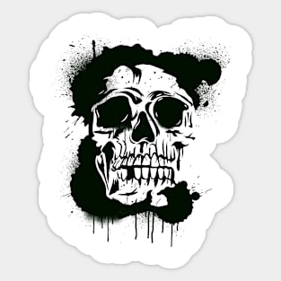 Ink Skull Sticker